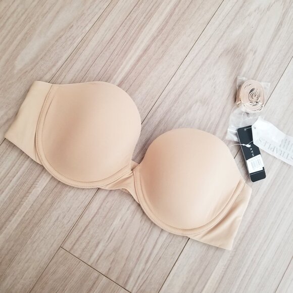 NEW Natori Minimal Strapless Contour Underwire Bra 729229 Cafe Nude Size 36B $65 - Picture 5 of 16